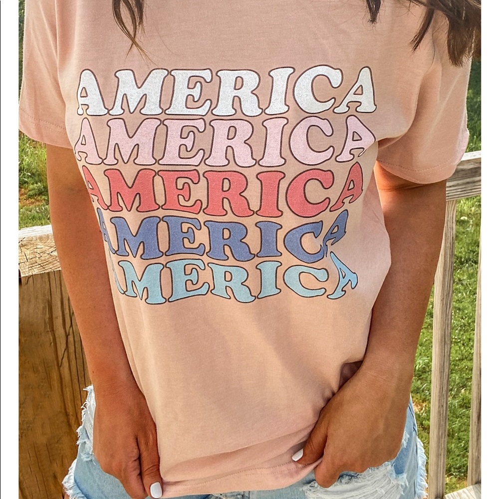 America Vintage Tee